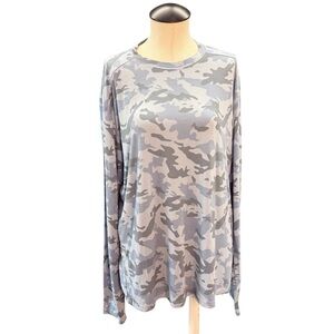 FREE FLY Camo Long Sleeve Performance Top – Size XL